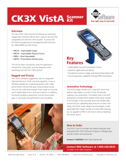 CK3X VISTA Kit