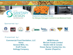 Sanitary design is integral to food safety.