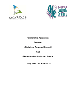 30 June 2014 - Gladstone Regional Council