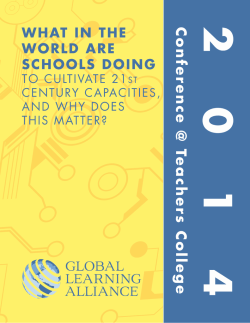 Download GLA Program Here - Teachers College Columbia University