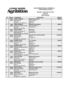 Horse Pull Sponsor Auction