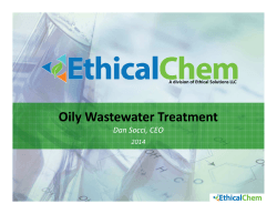 Oily wastewater separated