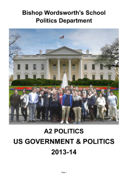 OCR A2 GCE GOVERNMENT AND POLITICS