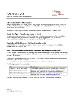 FLASHBURN V4.5 - Software Design Solutions