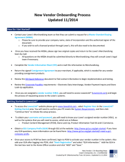 Download - LowesLink