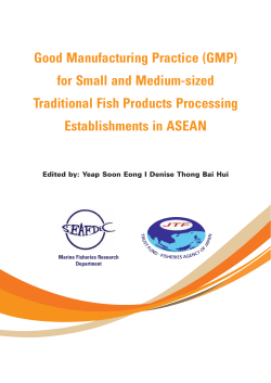 (GMP) for Small and Medium-sized Traditional Fish