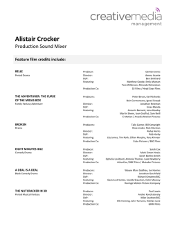 Download CV - Creative Media Management