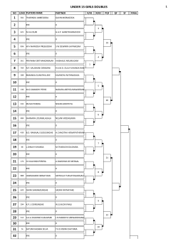 DS SMASHES 2014-DRAW FINAL