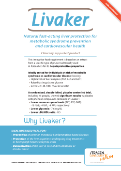 Why Livaker - Stragen Consumer Health