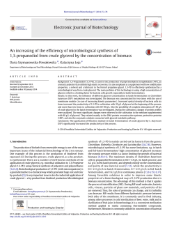 Reprint PDF - Electronic Journal of Biotechnology