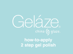 how-to-apply 2 step gel polish