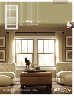 1500 Single Hung Window Sell Sheet: Builder (Adobe PDF)