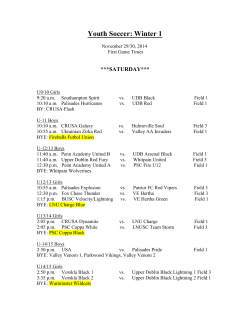 Youth Soccer: Winter 1 - SMG SportsPlex at Warminster