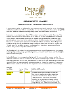 SPECIAL NEWSLETTER - March 2014