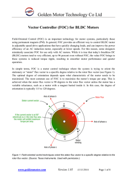 GoldenMotor FOC Motor Controller Guide