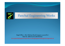Download Presentation - Panchalengineeringworks.in