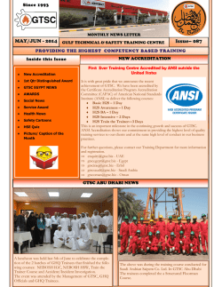 MAY-2014 NEWSLETTER