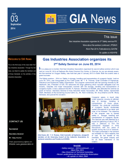 GIA News - gas industries association