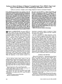 Failure to Detect Evidence of Human T
