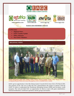 REGIONAL NEWS - Eastern Africa Grain Council