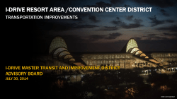 i-drive resort area /convention center district