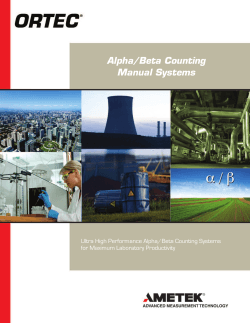 Alpha/Beta Counting Manual Systems