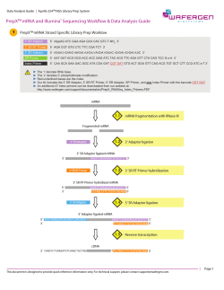 Workflow and Data Analysis Guide