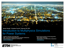 Introduction to Multiphysics Simulations for Power Systems