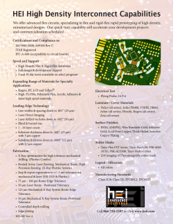 High Density Interconnect &ndash; Design Guidelines &ndash; pdf
