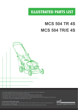 MCS 504 TR 4S MCS 504 TR/E 4S
