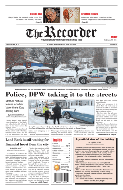Police, DPW taking it to the streets