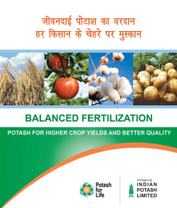 Balanced fertilization brochure