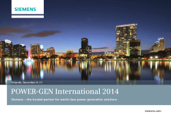 POWER-GEN International 2014
