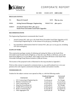 Item No. R095 - City of Surrey