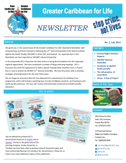 Greater Caribbean for Life NEWSLETTER