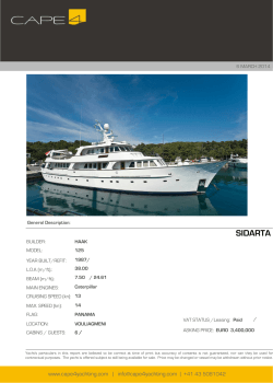 SIDARTA - Cape4 Yachting
