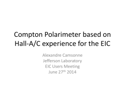 Compton polarimetry for EIC