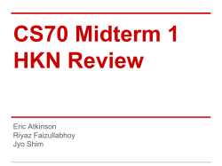 CS70 MIDTERM 1 - Riyaz Faizullabhoy