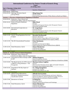 Program Download - The International Conference for Future Trends