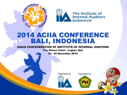 01 ACIIA Conference 2014