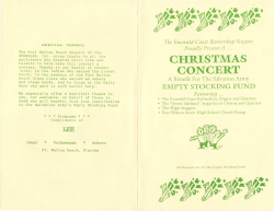 christmas concert - Emerald Coast Chorus Fort Walton Beach, Florida