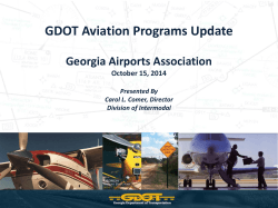 GDOT State of the Industry Update