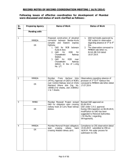 Minutes of the 2nd effective coordination meeting