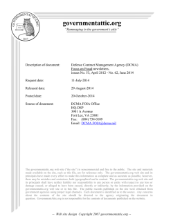 (DCMA) Focus on Fraud newsletters, issues No. 53, April 2012