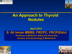 An Approach to Thyroid Nodules