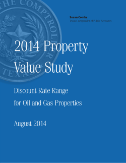 Discount Rate Range for Oil and Gas Properties