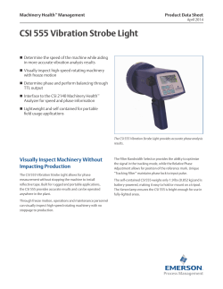 CSI 555 Vibration Strobe Light