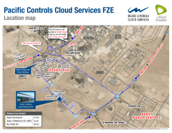 Pacific Controls Cloud Services location map, Dubai, United Arab