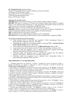 Curriculum vitae (pdf)