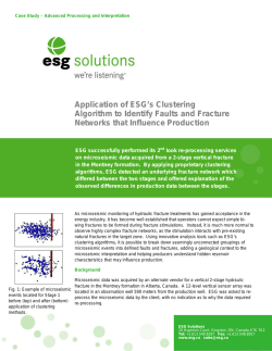 Clustering in the Montney Shale [PDF]
